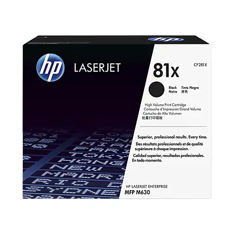 Toner HP 81X / CF281X Black do drukarek (Oryginalny) [25k]